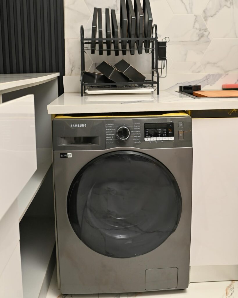 Modern and clean bathroom in our luxury shortlet apartment in Lekki.